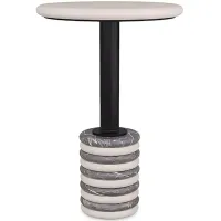 Arteriors Paola Marble and Granite Accent Table