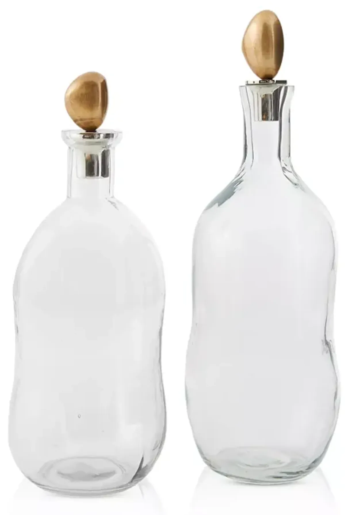 Arteriors Stavros Glass Decanters, Set of 2