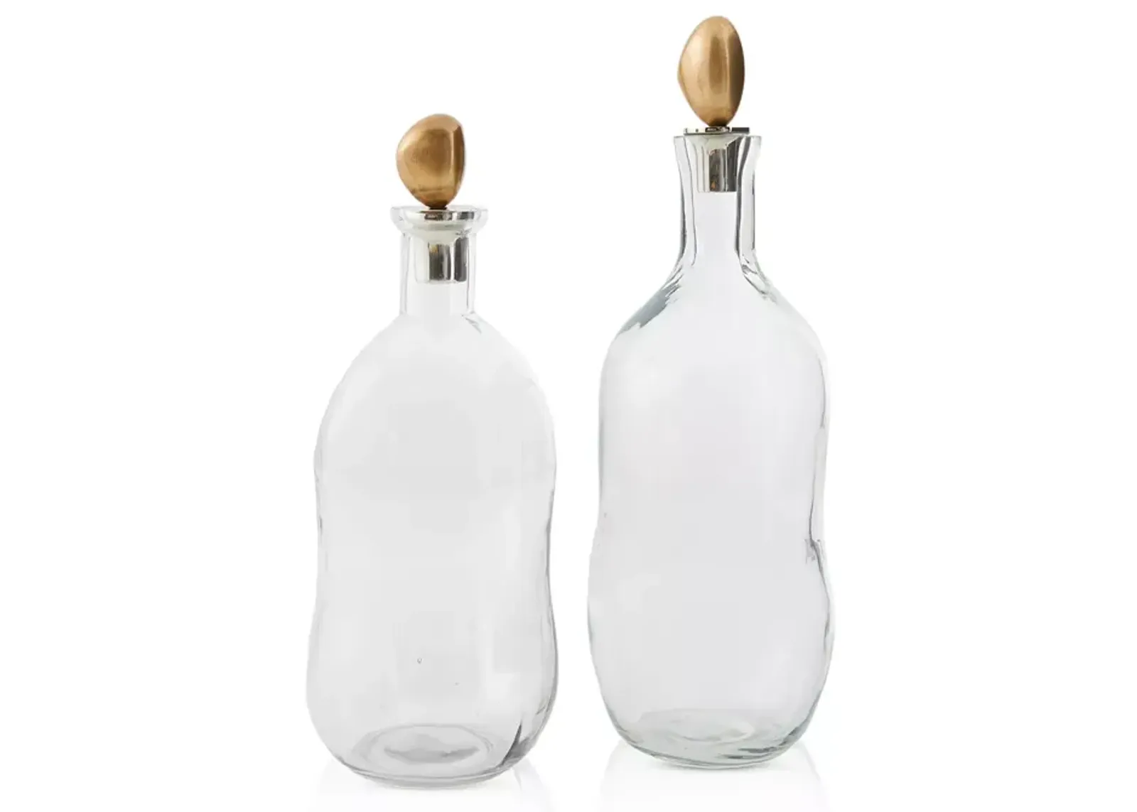 Arteriors Stavros Glass Decanters, Set of 2