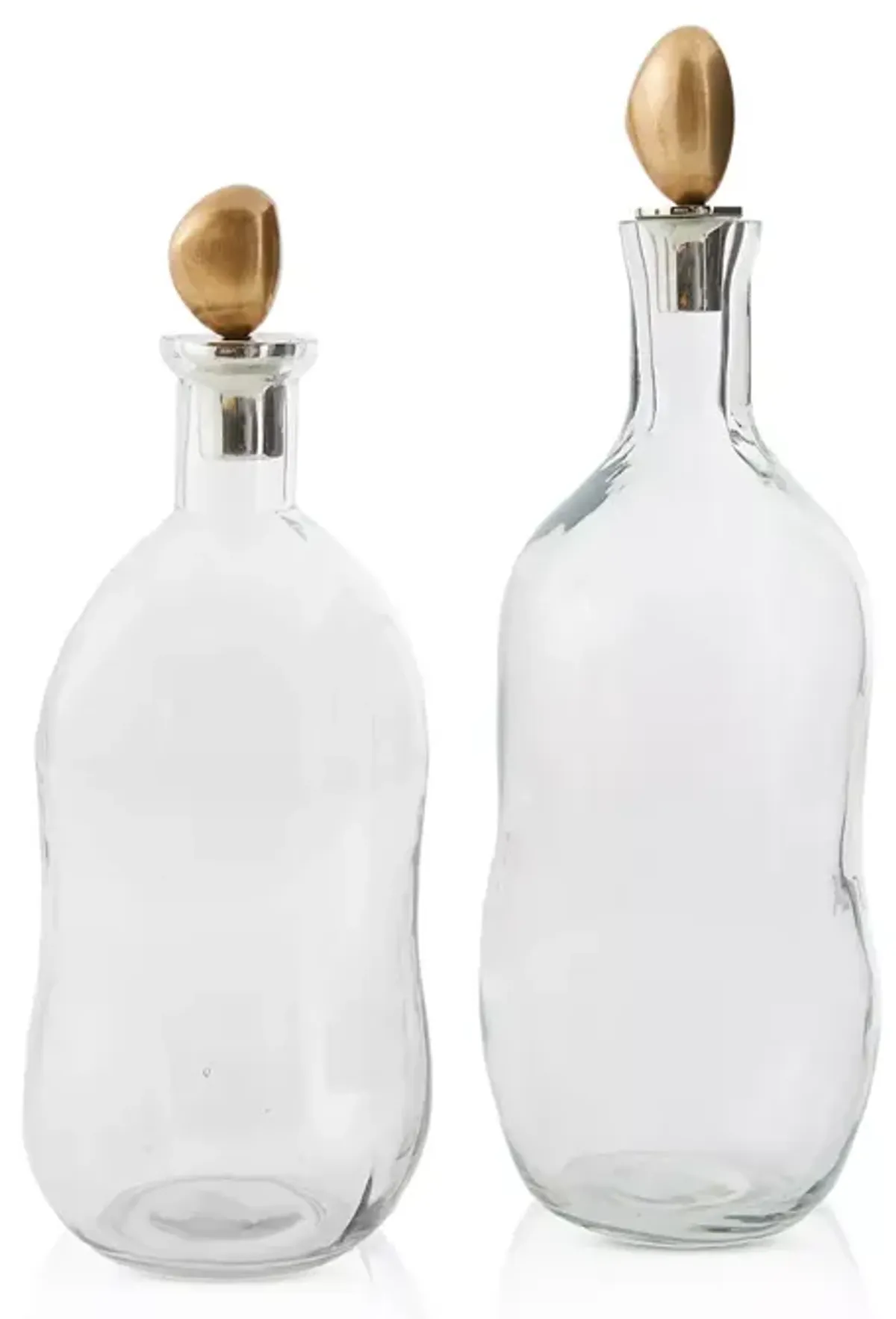 Arteriors Stavros Glass Decanters, Set of 2