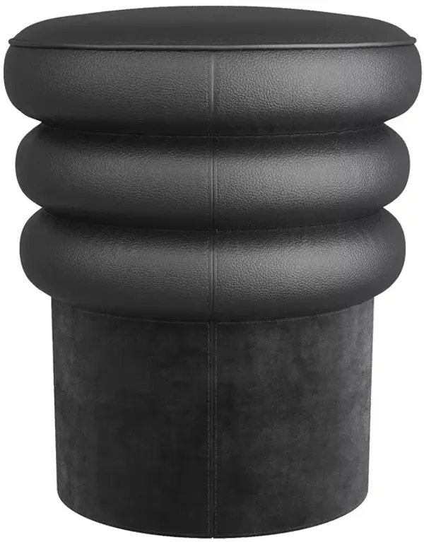Arteriors Rollo Leather Ottoman