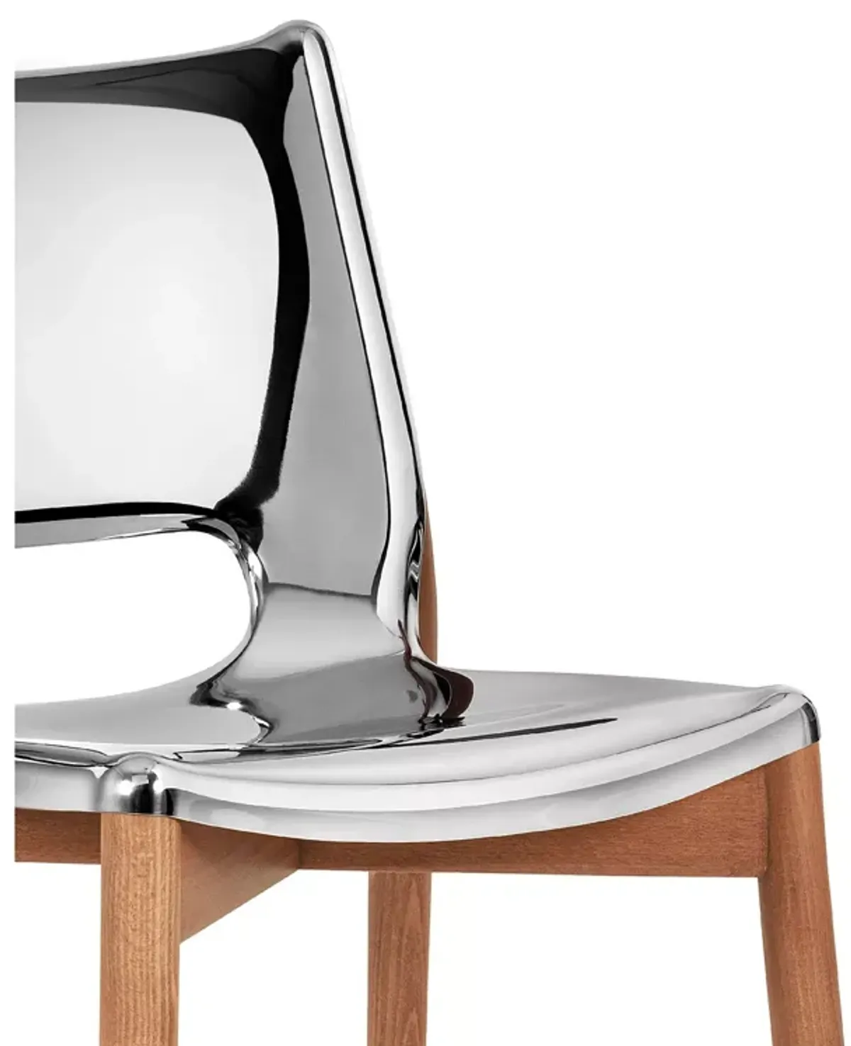 Alessi PoÃªle Inox Polished Mirror Chair