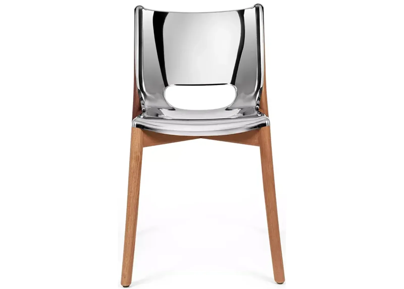 Alessi PoÃªle Inox Polished Mirror Chair