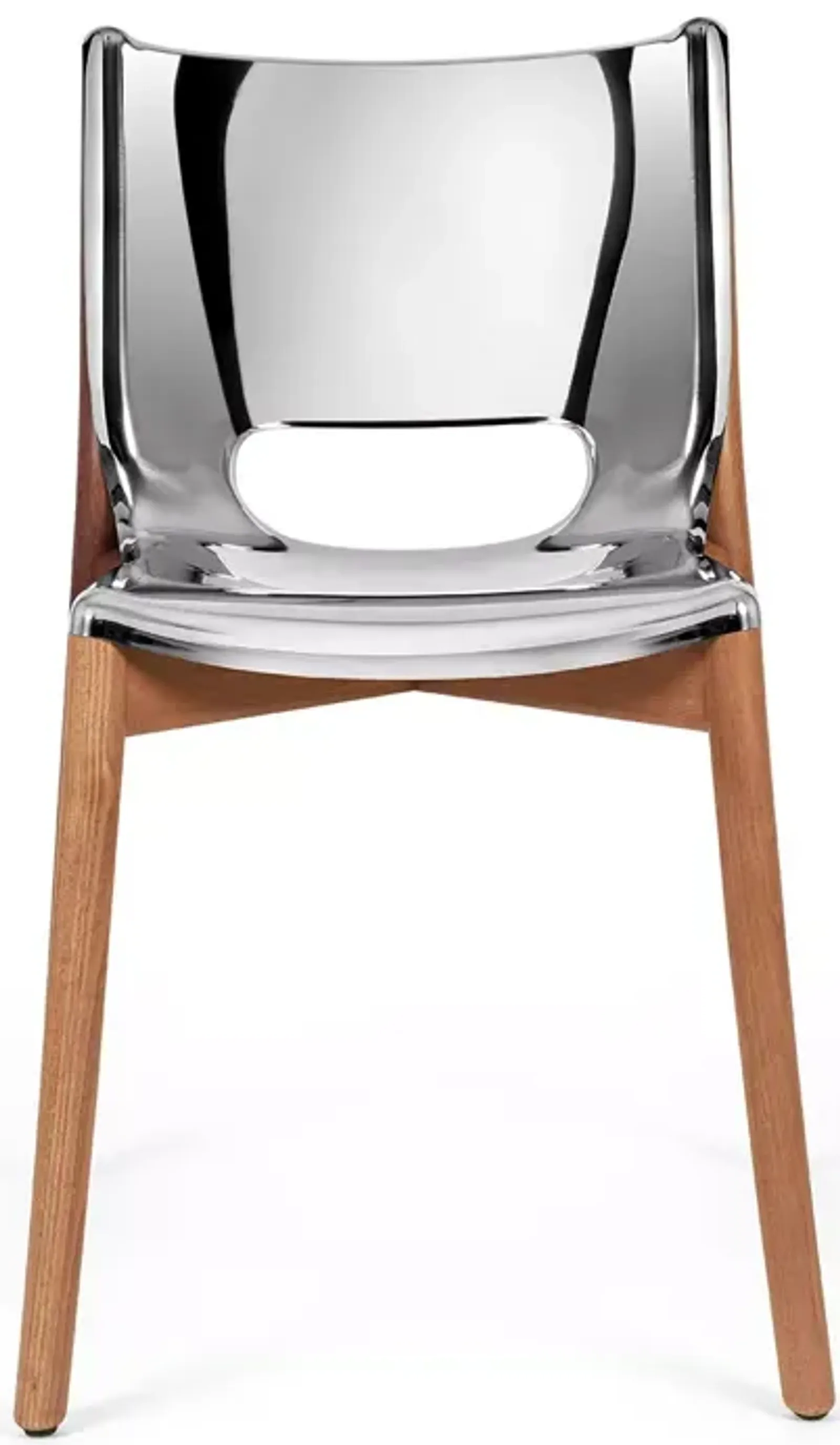 Alessi PoÃªle Inox Polished Mirror Chair