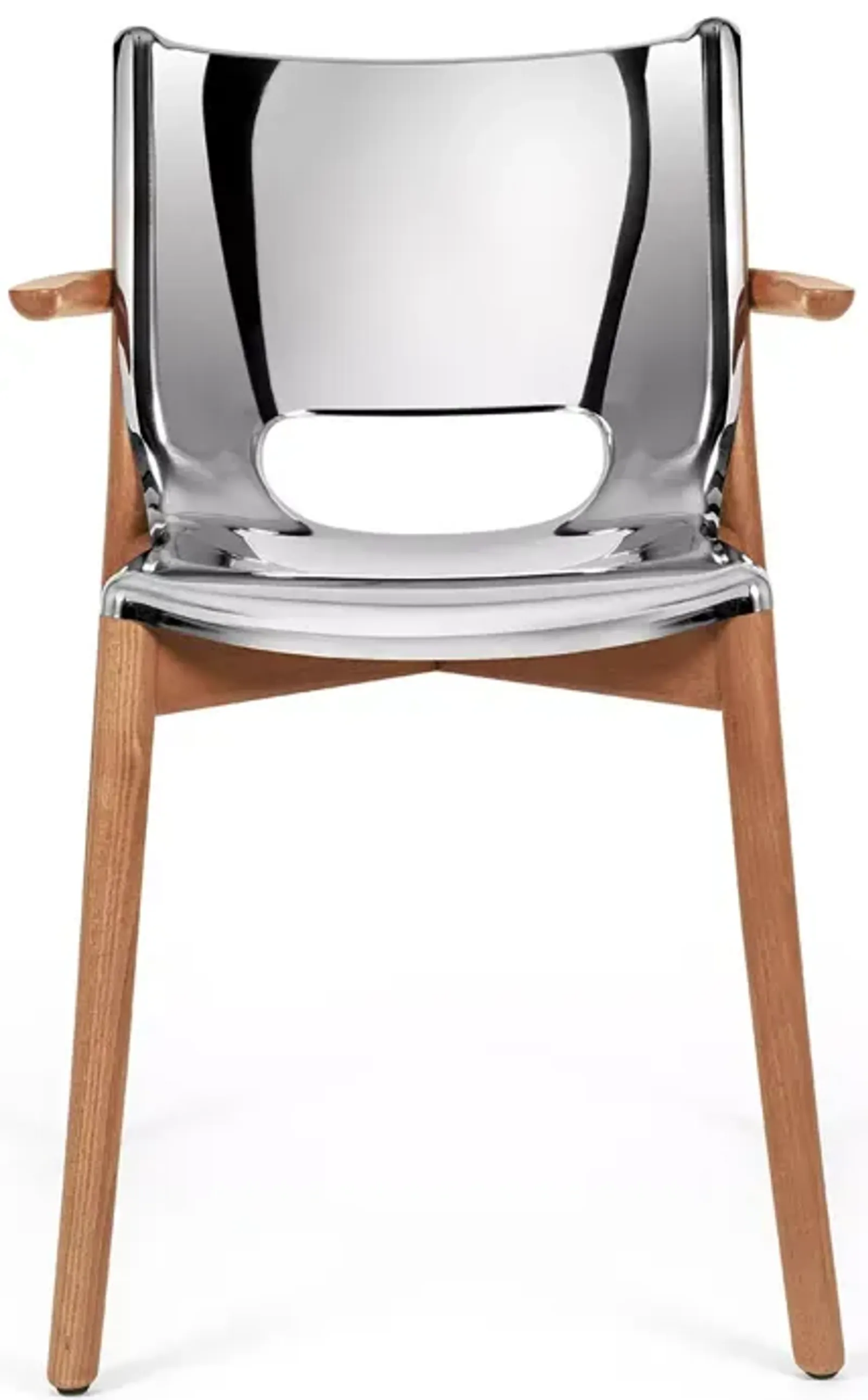 Alessi Poêle Inox Polished Mirror Armchair 