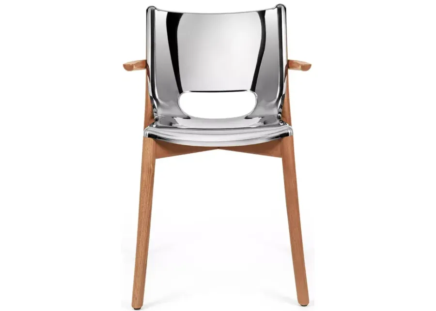 Alessi PoÃªle Inox Polished Mirror Armchair 