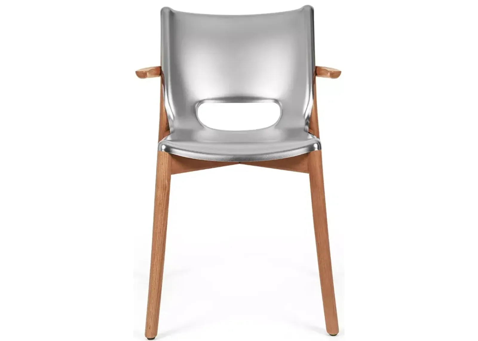 Alessi PoÃªle Inox Silver Matte Armchair 