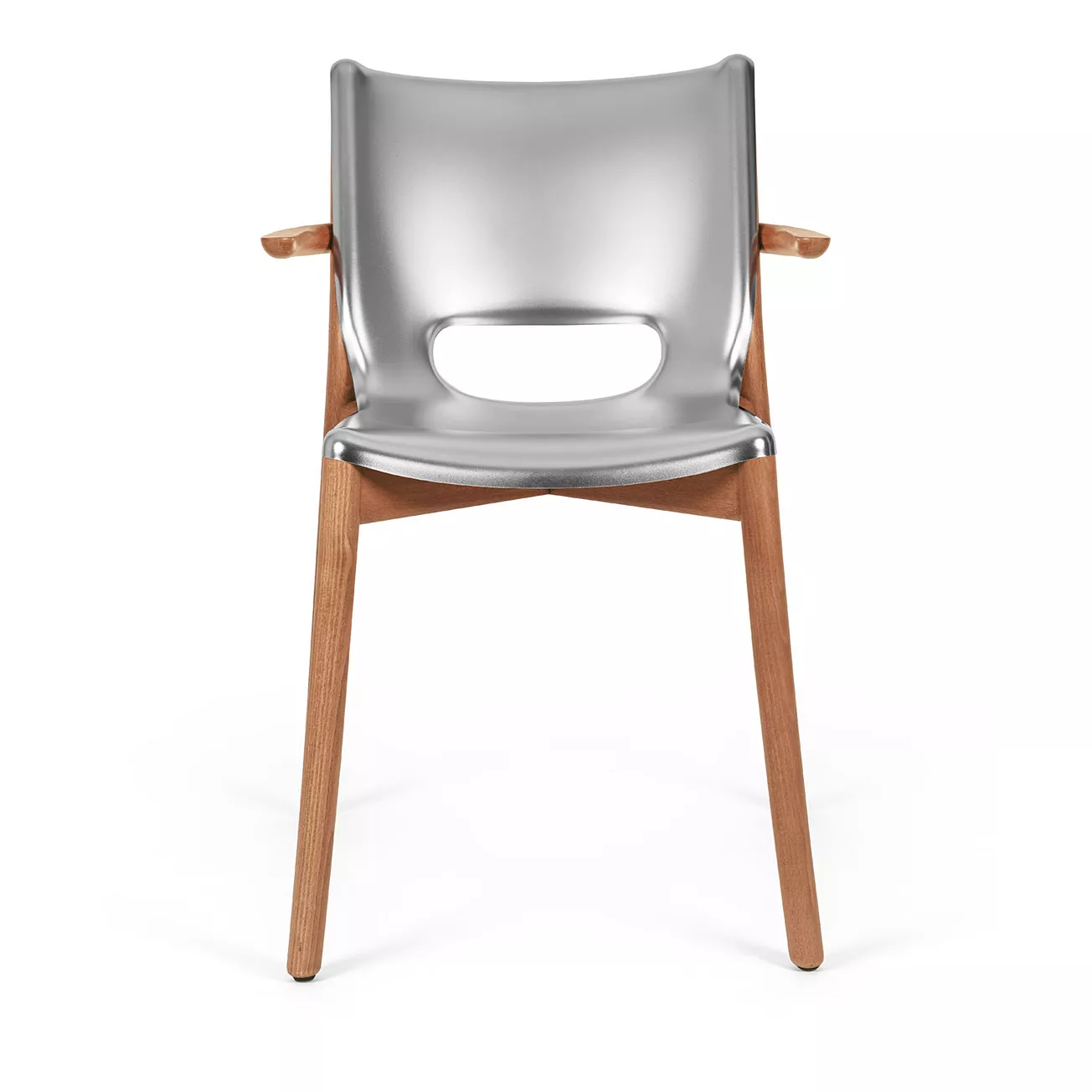 Alessi PoÃªle Inox Silver Matte Armchair 