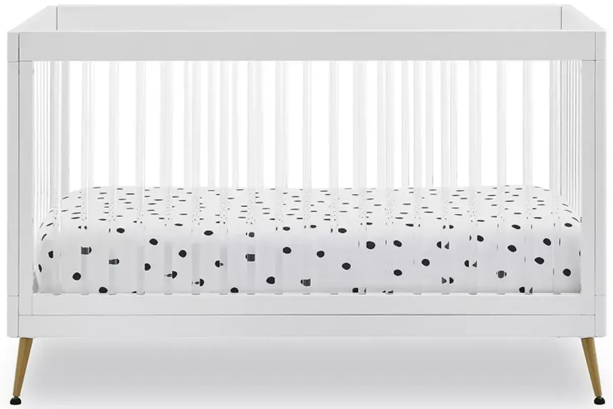 Delta Children Sloane 4 in 1 Acrylic Convertible Crib