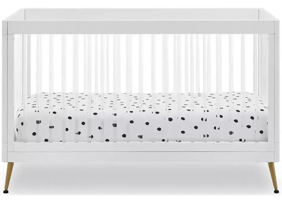 Delta Children Sloane 4 in 1 Acrylic Convertible Crib