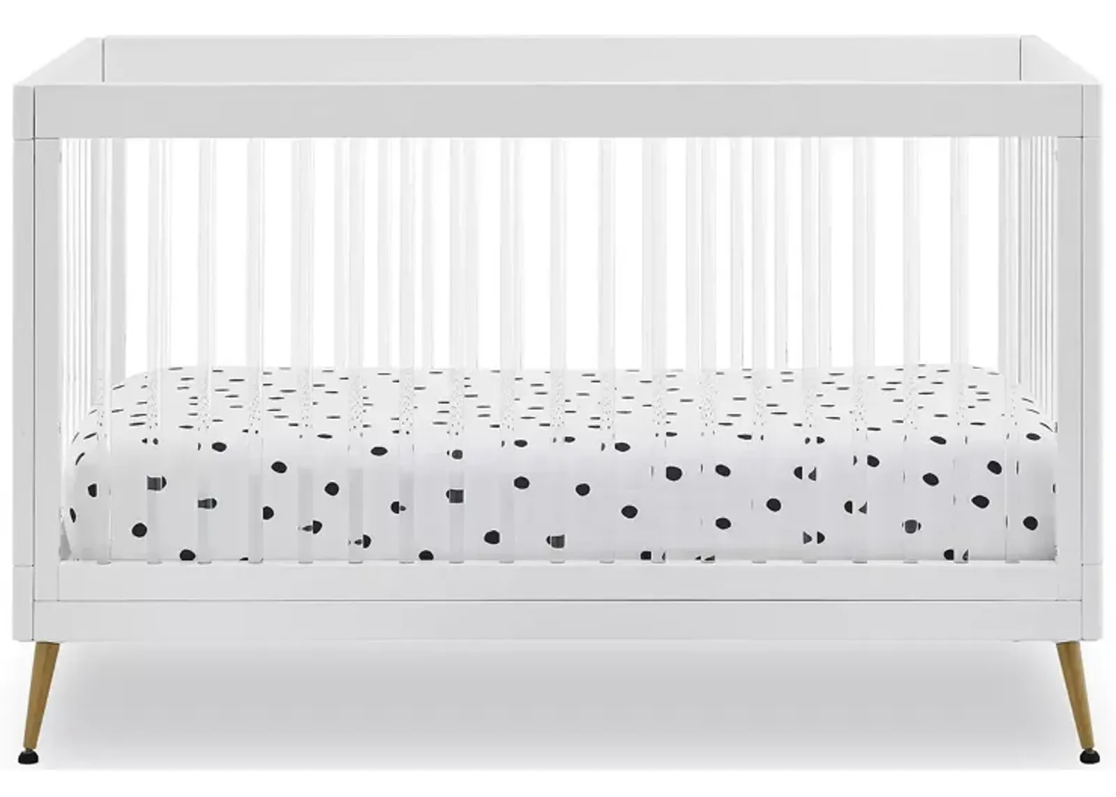 Delta Children Sloane 4 in 1 Acrylic Convertible Crib