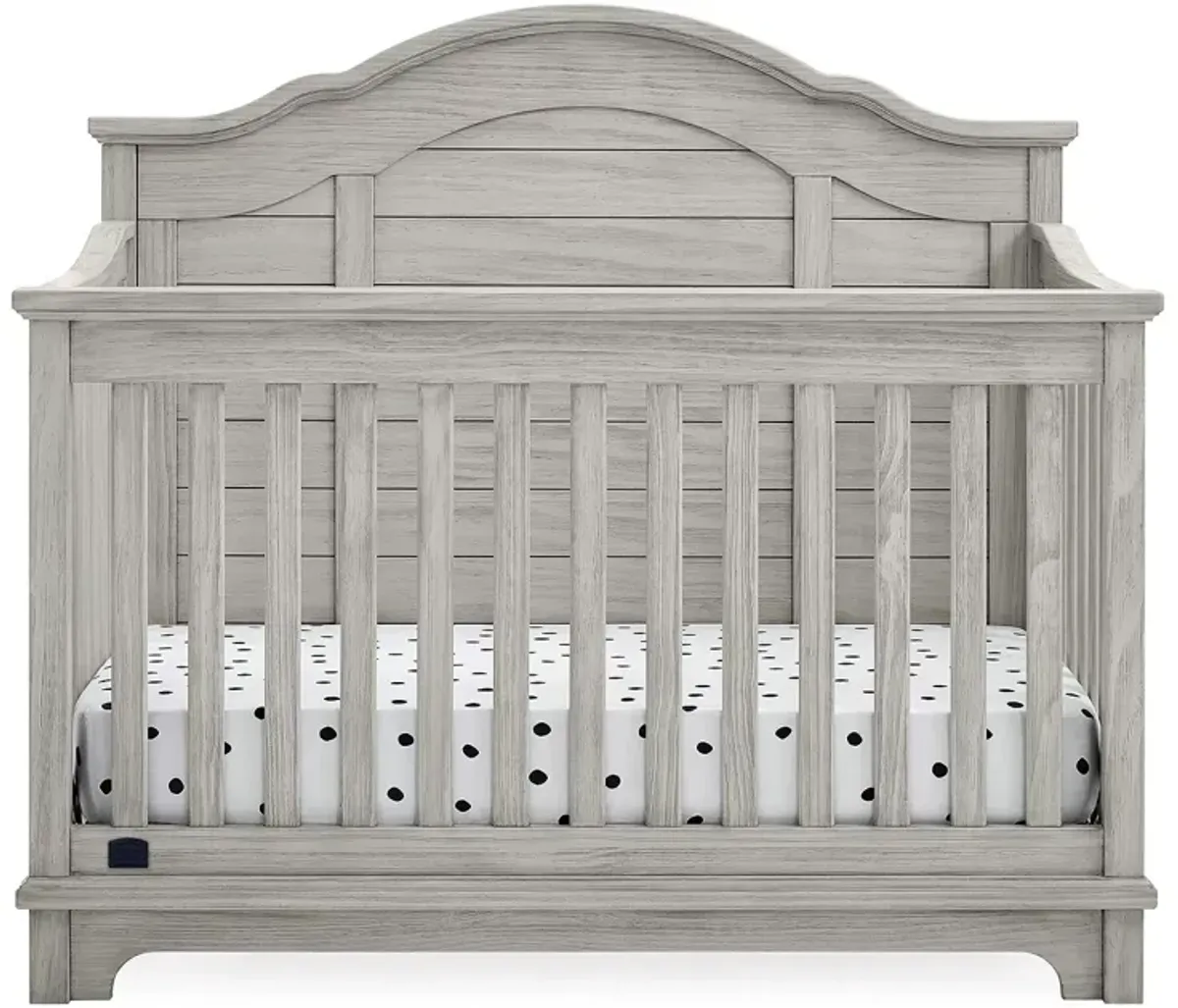 Simmons Kids Asher 6 in 1 Convertible Crib with Toddler Rail