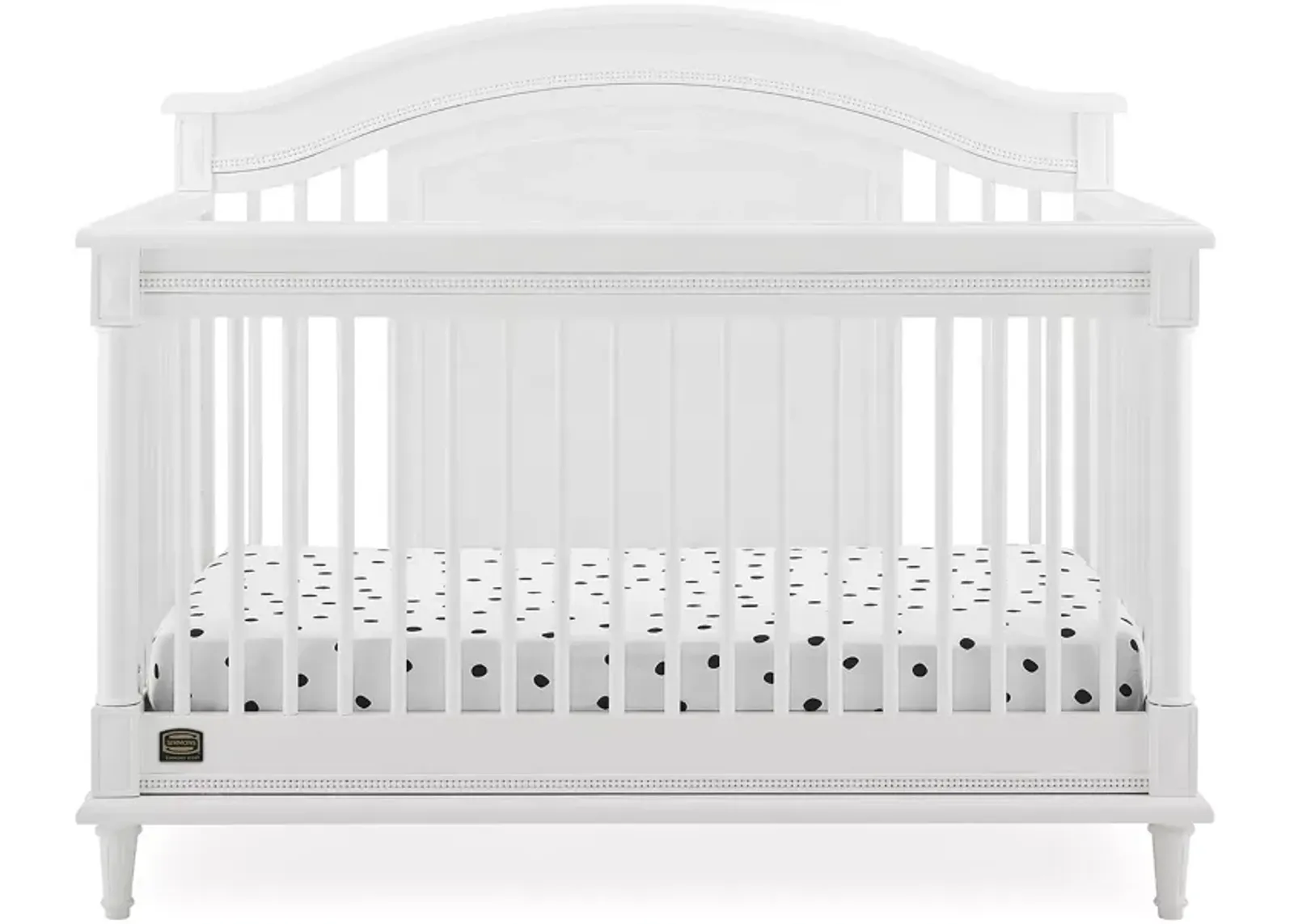 Delta Children Simmons Kids Juliette 6 in 1 Convertible Crib with Toddler Rail