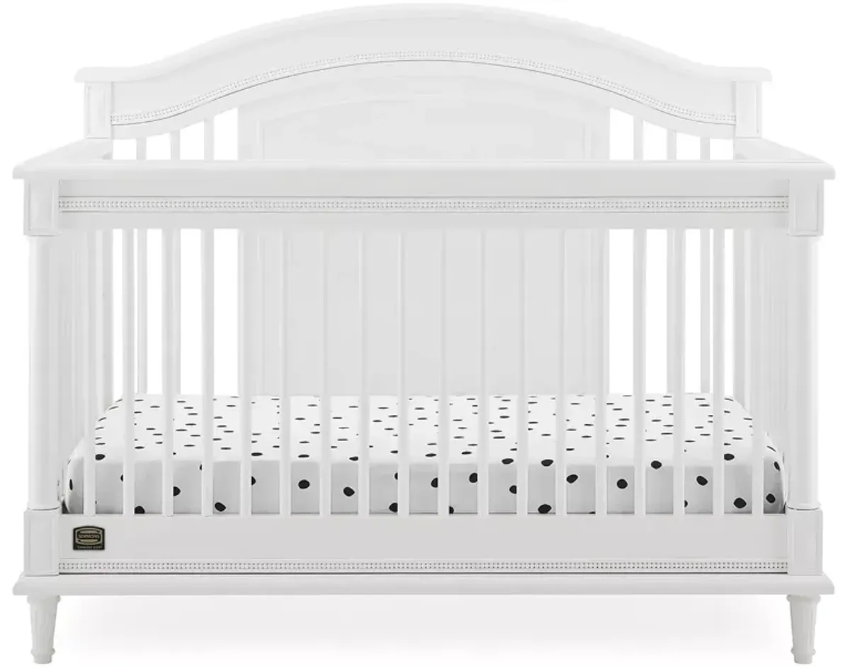 Delta Children Simmons Kids Juliette 6 in 1 Convertible Crib with Toddler Rail