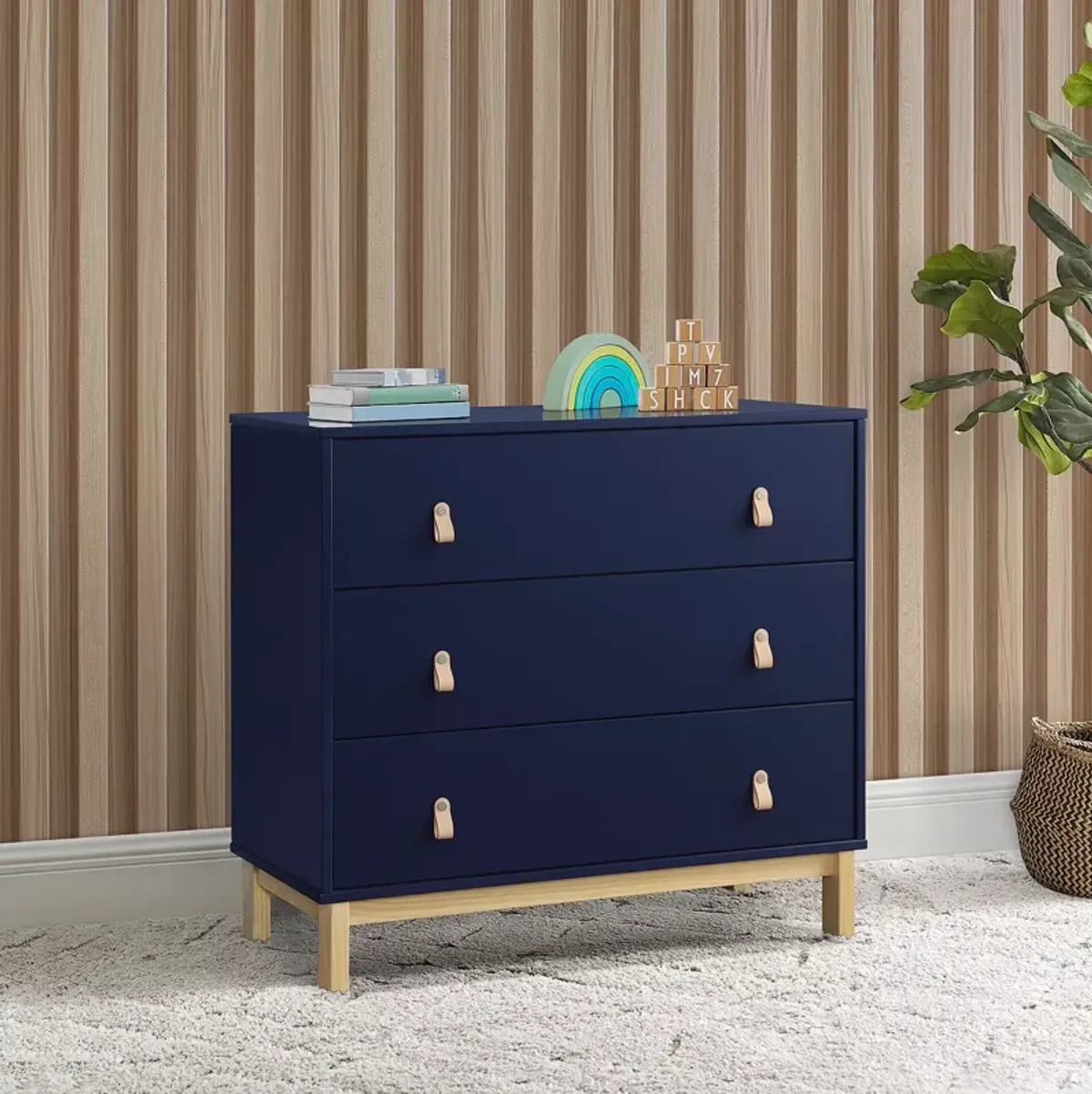 Delta Children babyGap by Delta Children Legacy 3 Drawer Dresser with Leather Pulls