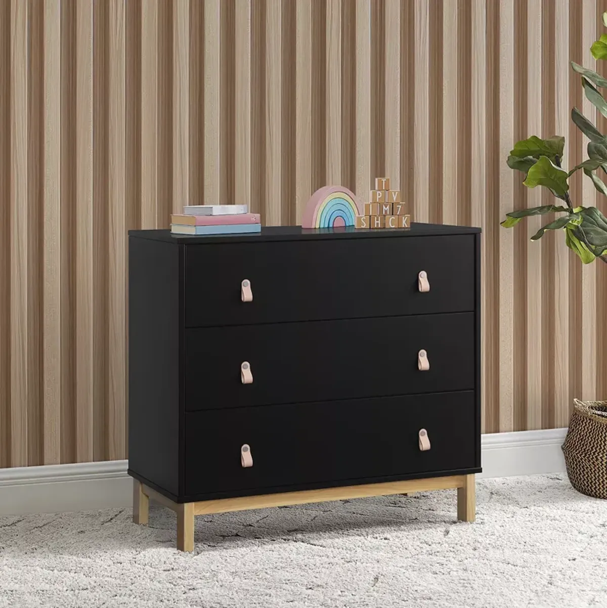 Delta Children babyGap by Delta Children Legacy 3 Drawer Dresser with Leather Pulls