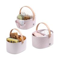 Delta Children babyGap by Delta Children 3-Pack Nested Fabric Storage Bins with Handles