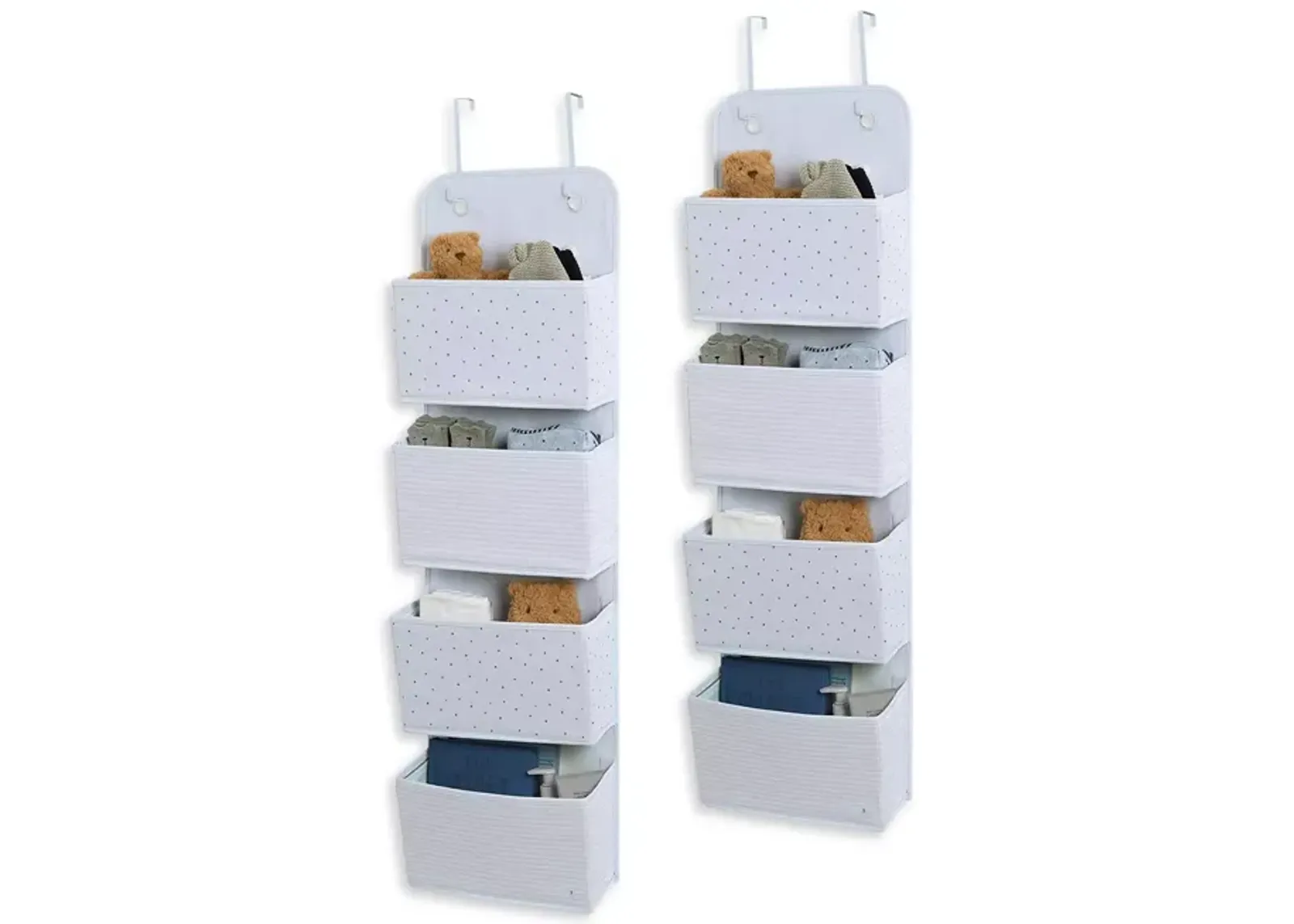 Delta Children babyGap by Delta Children 2 Pack Over the Door Storage Organizer with 4 Pockets