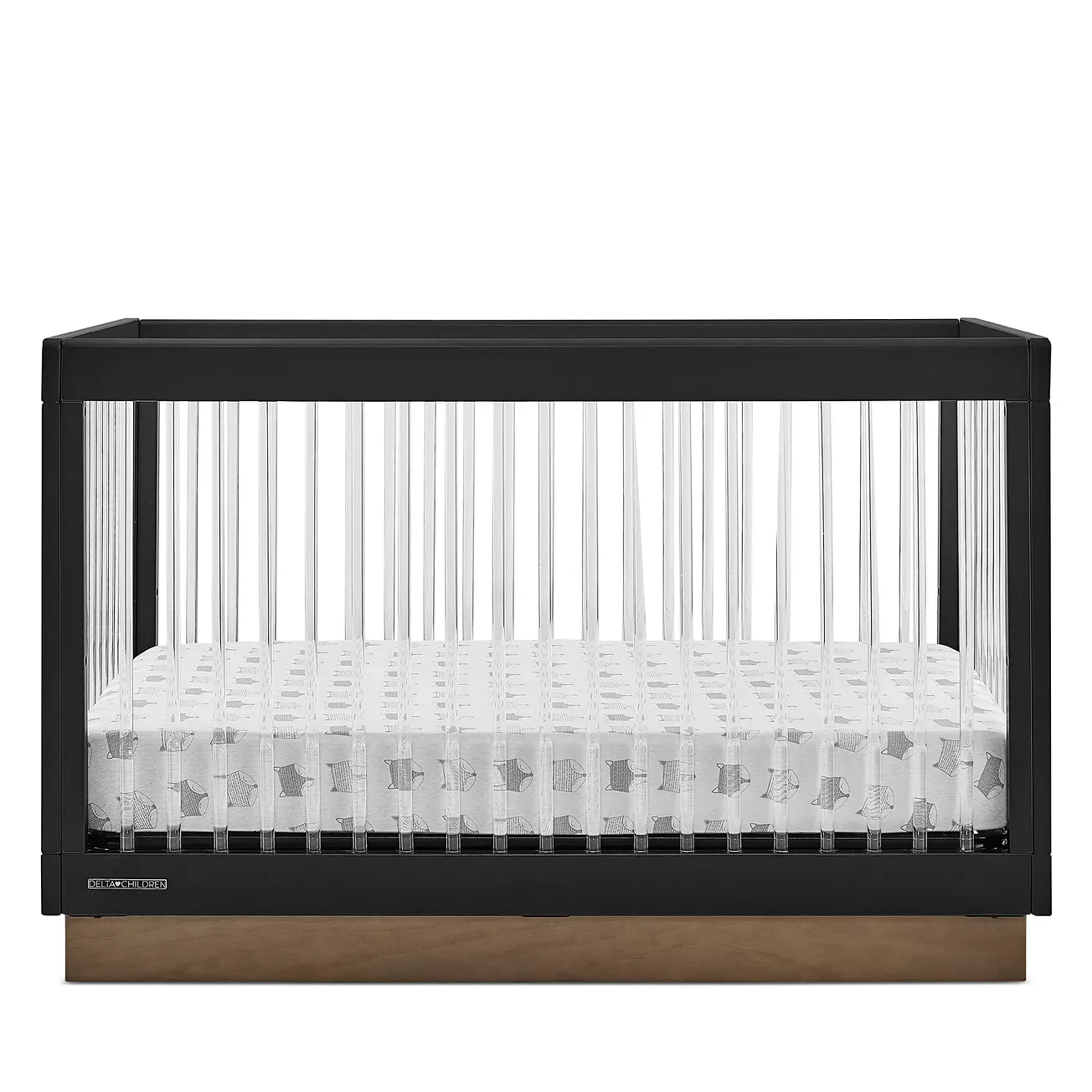 Delta Children James Acrylic 4 in 1 Convertible Crib