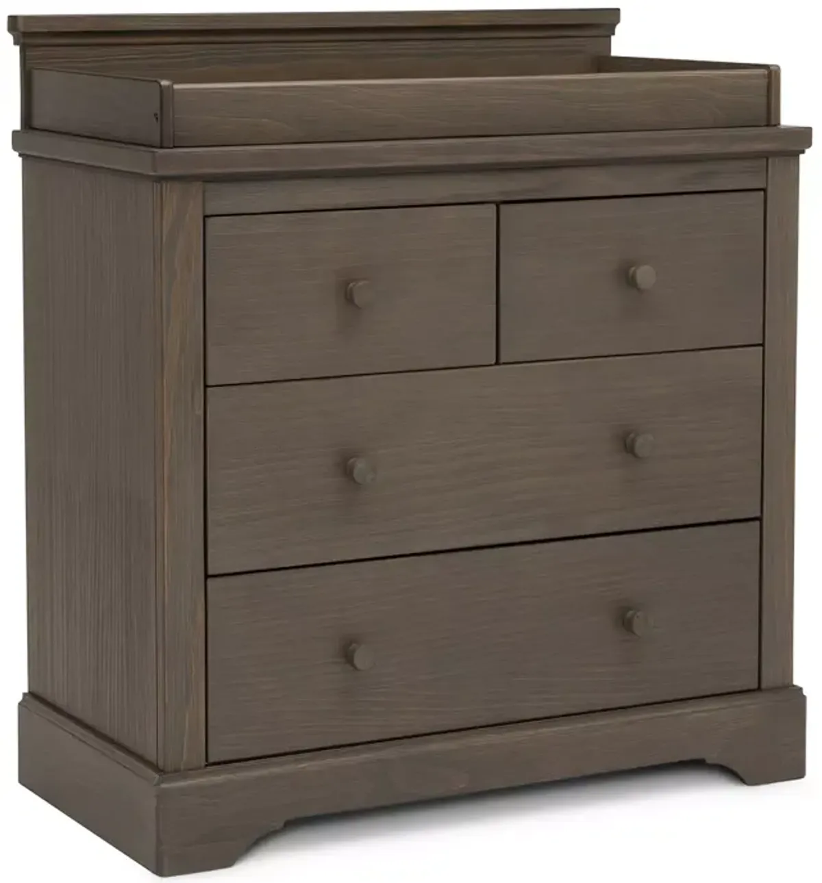 Delta Children Simmons Kids Paloma 4 Drawer Dresser with Changing Top and Interlocking Drawers