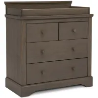 Delta Children Simmons Kids Paloma 4 Drawer Dresser with Changing Top and Interlocking Drawers