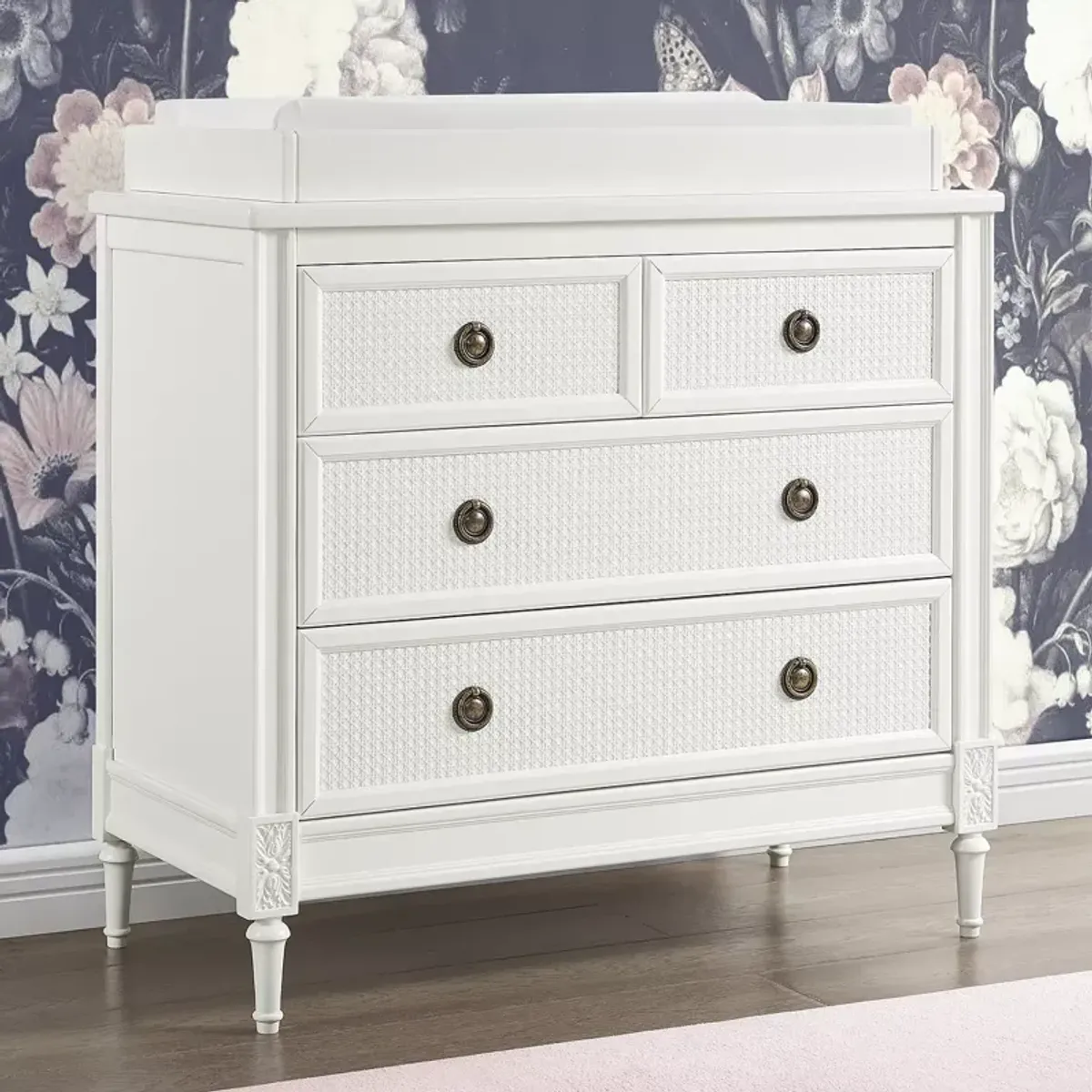 Delta Children Madeline 4 Drawer Dresser with Changing Top and Interlocking Drawers