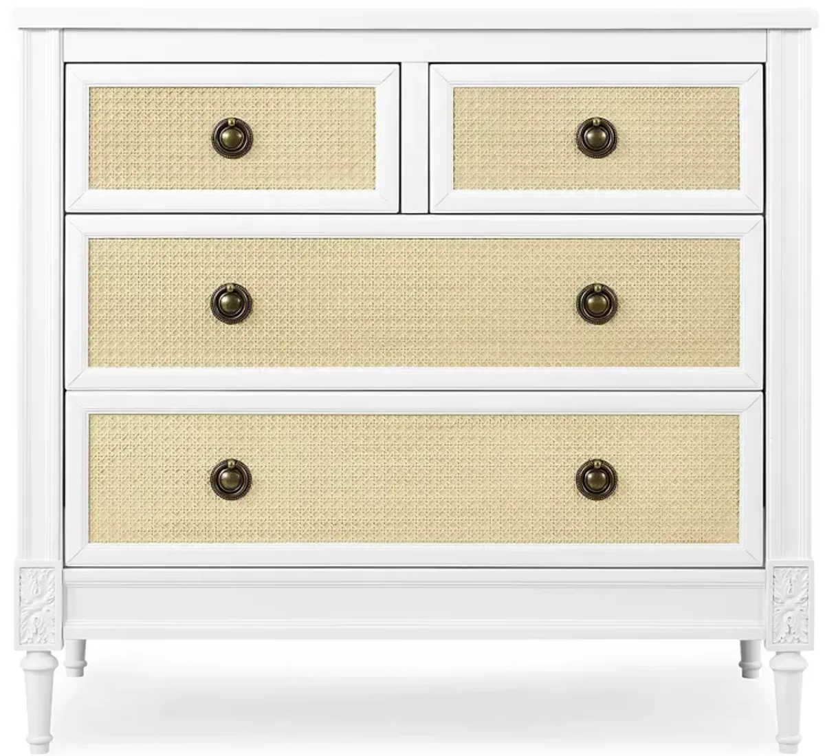 Delta Children Madeline 4 Drawer Dresser with Changing Top and Interlocking Drawers