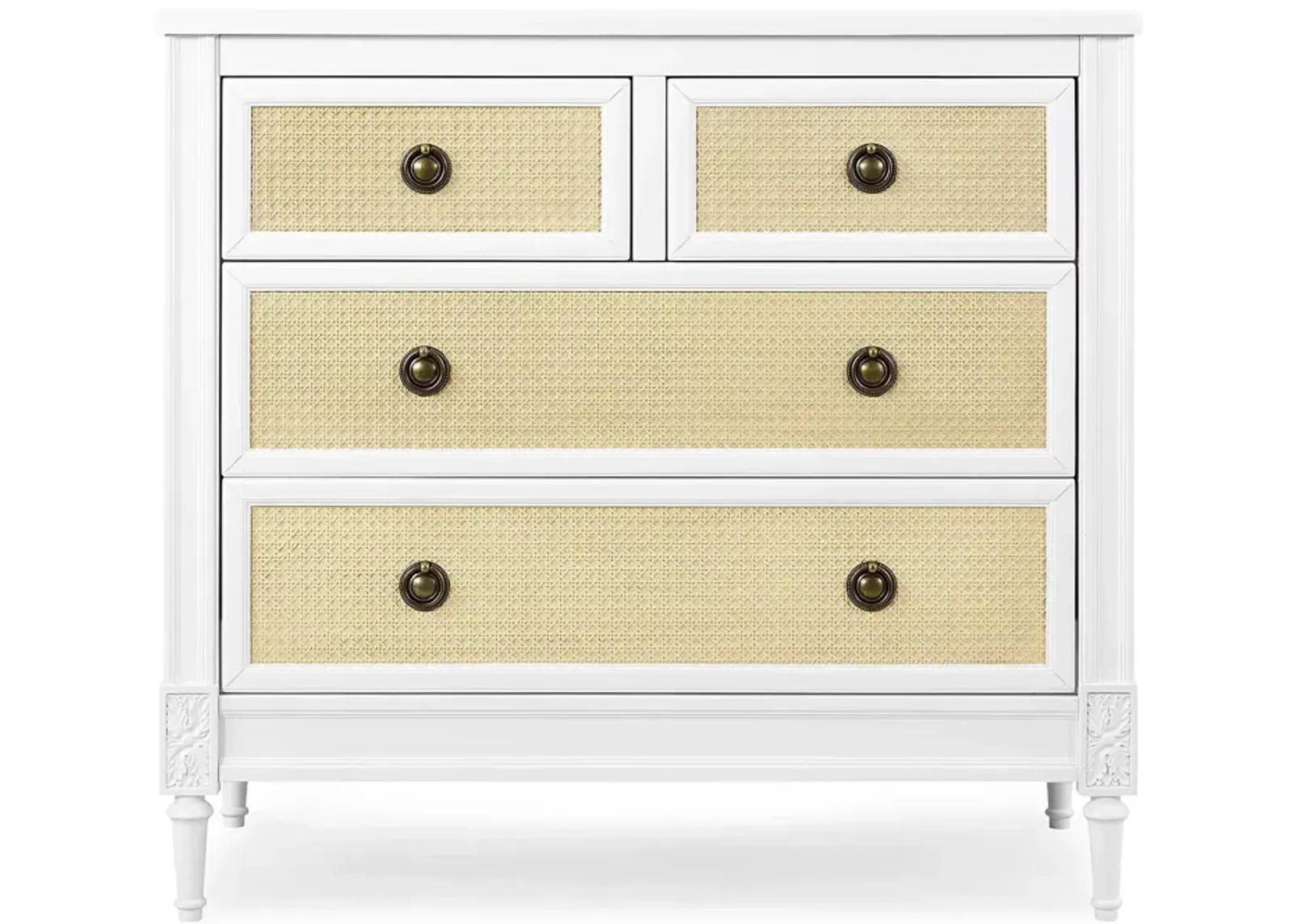 Delta Children Madeline 4 Drawer Dresser with Changing Top and Interlocking Drawers