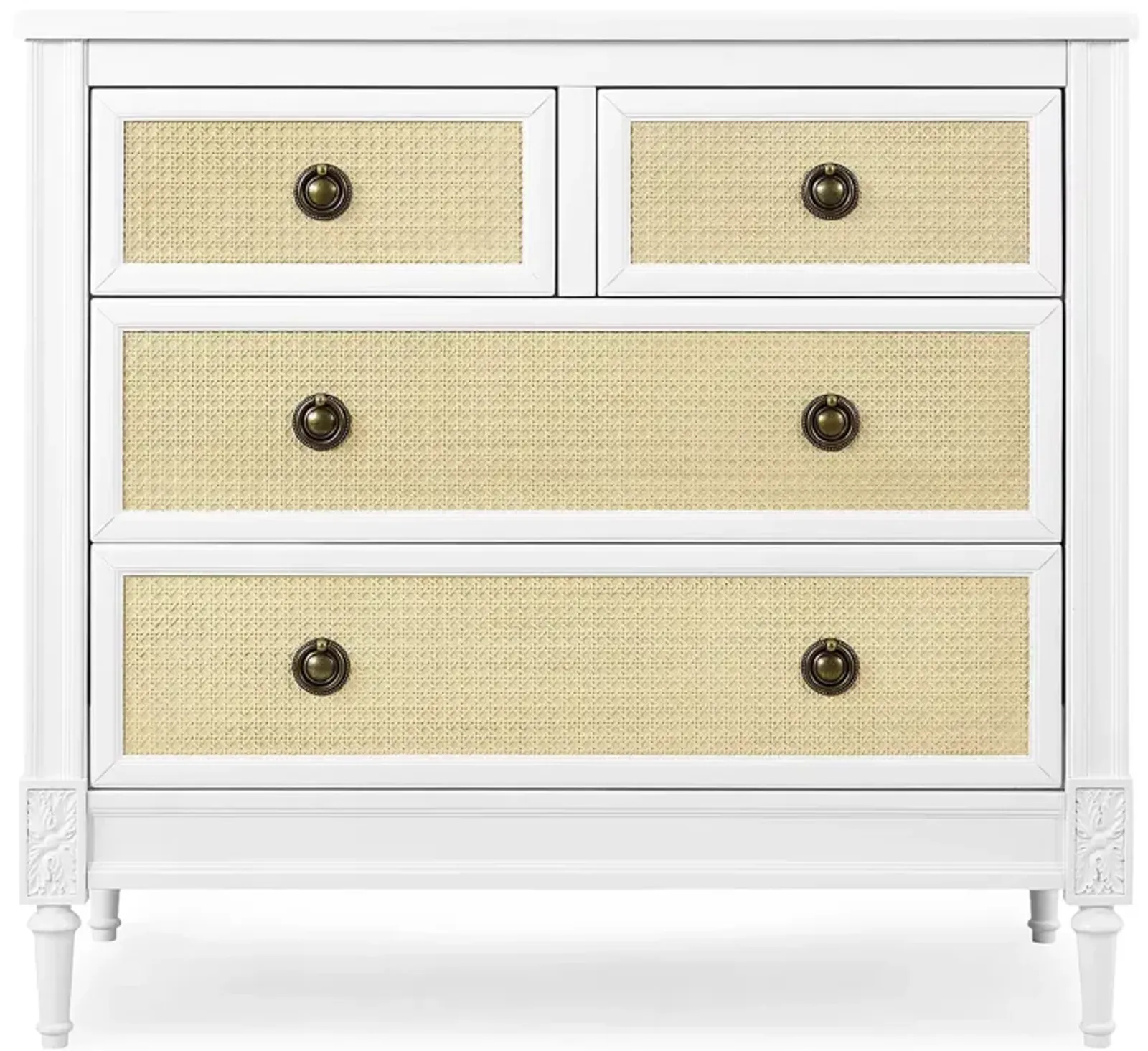 Delta Children Madeline 4 Drawer Dresser with Changing Top and Interlocking Drawers