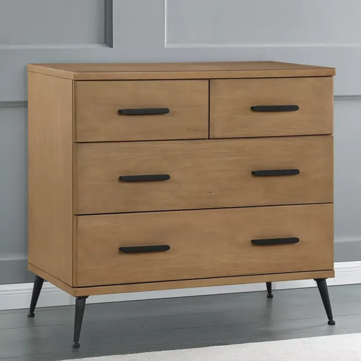 Delta Children Sloane 4 Drawer Dresser with Changing Top and Interlocking Drawers