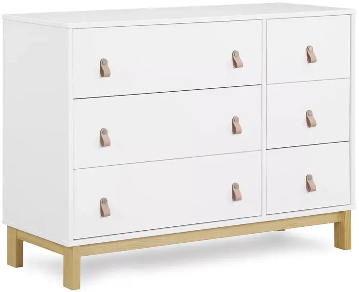 Delta Children babyGap by Delta Children Legacy 6 Drawer Dresser with Leather Pulls and Interlocking Drawers