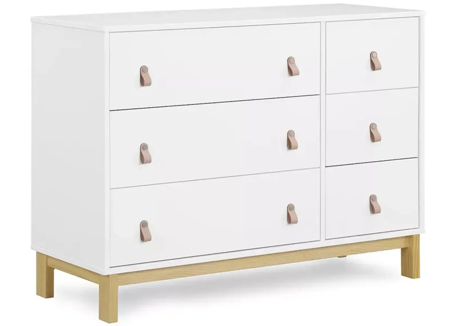 Delta Children babyGap by Delta Children Legacy 6 Drawer Dresser with Leather Pulls and Interlocking Drawers