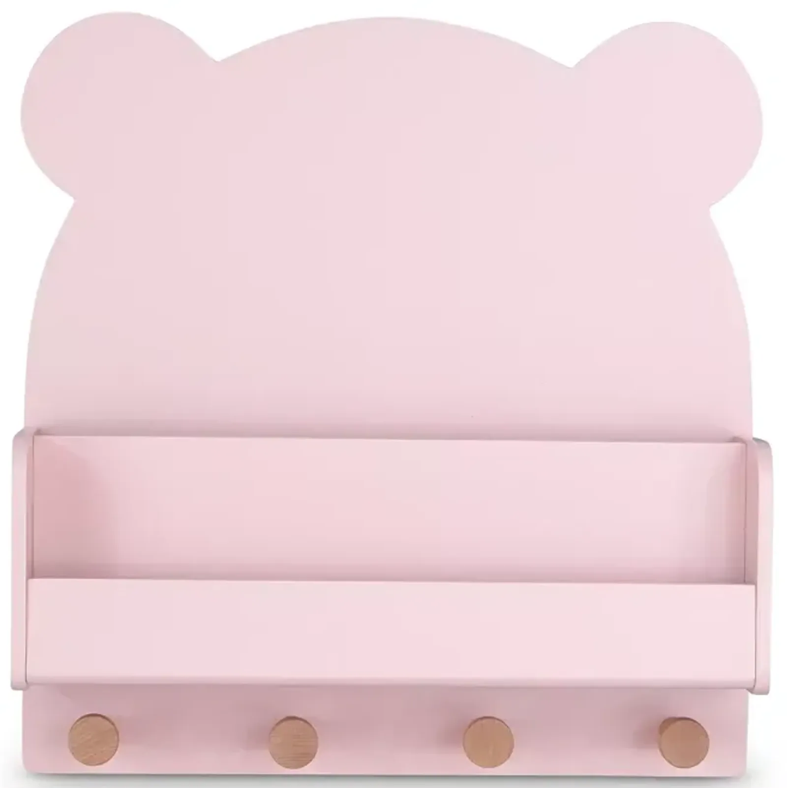 babyGap by Delta Children Brannan Bear Wall Shelf with 4 Hooks