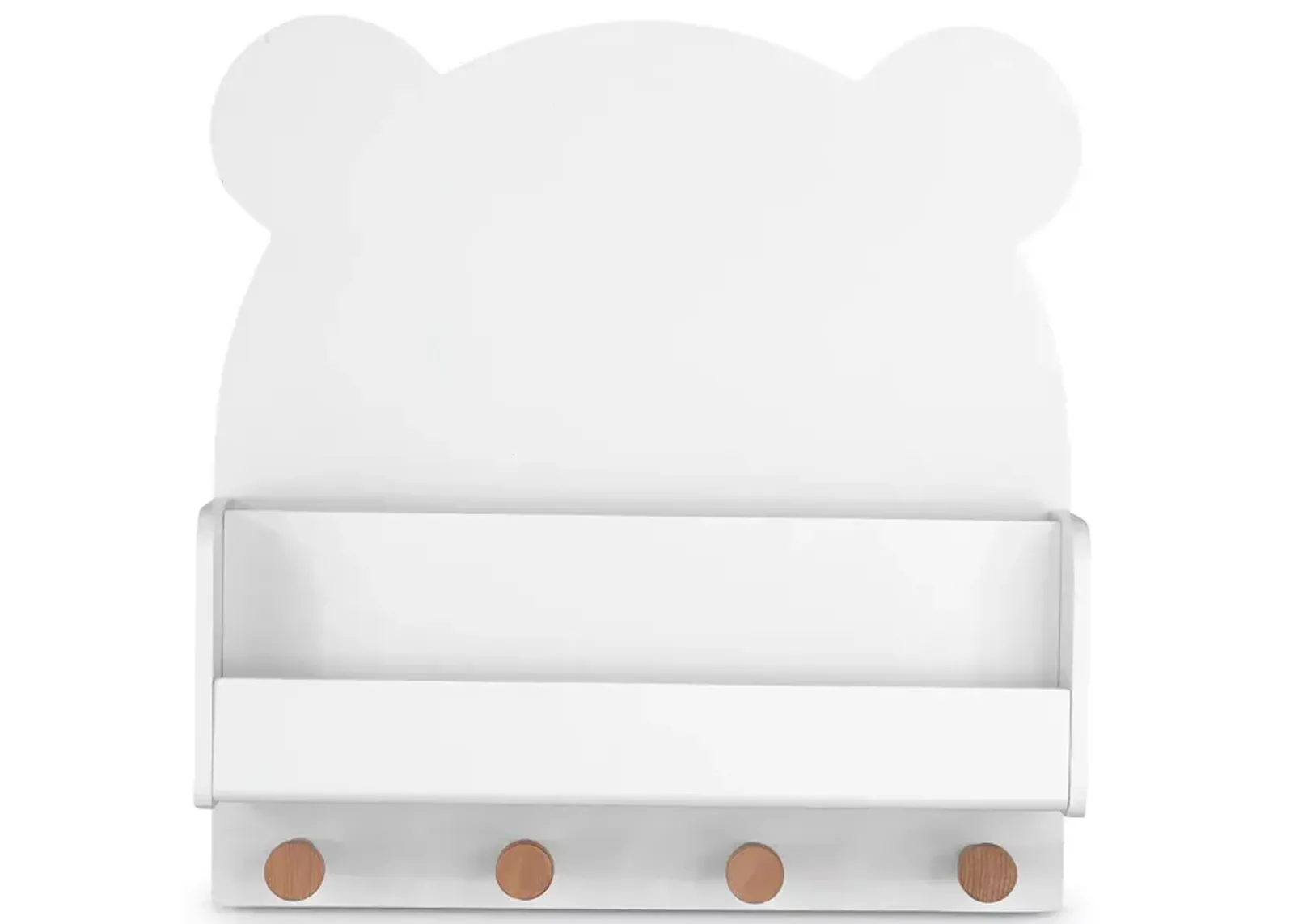 babyGap by Delta Children Brannan Bear Wall Shelf with 4 Hooks