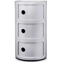 Kartell Componibili Colors 3 Tier Storage Tower