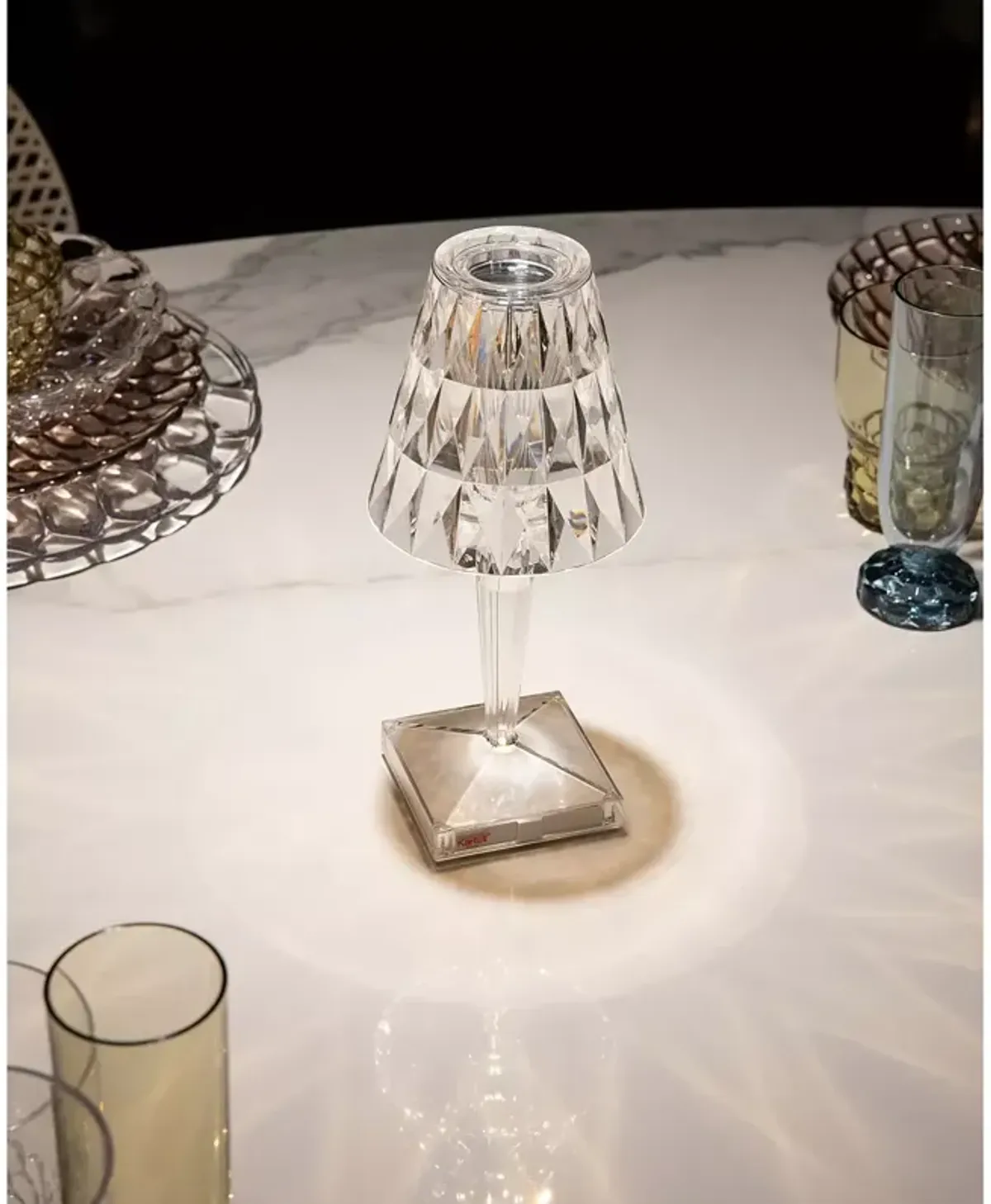 Kartell Battery Rechargeable Table Lamp by Ferruccio Laviani