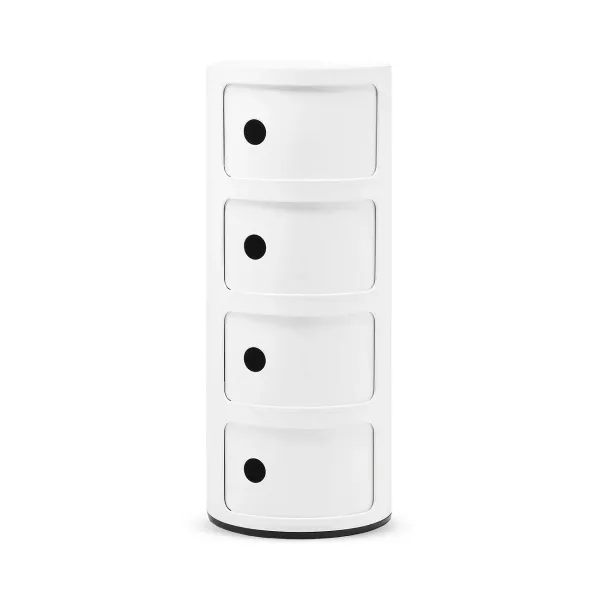 Kartell Componibili Colors 4 Tier Storage Tower