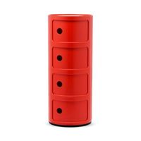 Kartell Componibili Colors 4 Tier Storage Tower