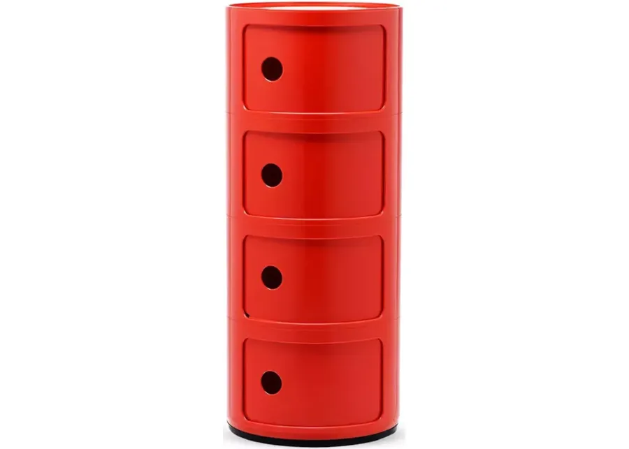 Kartell Componibili Colors 4 Tier Storage Tower