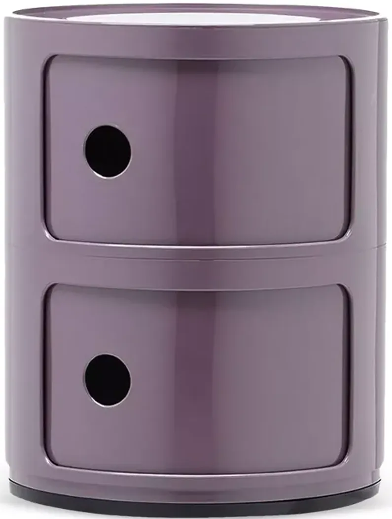 Kartell Componibili Colors 2 Tier Storage Tower