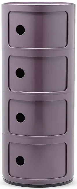 Kartell Componibili Colors 4 Tier Storage Tower