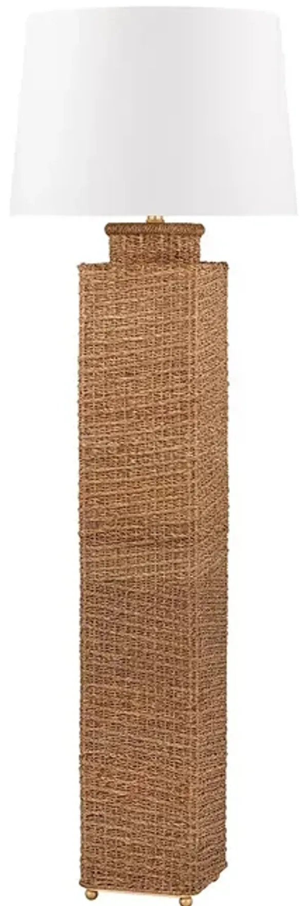 Hudson Valley Weaver One Light Floor Lamp