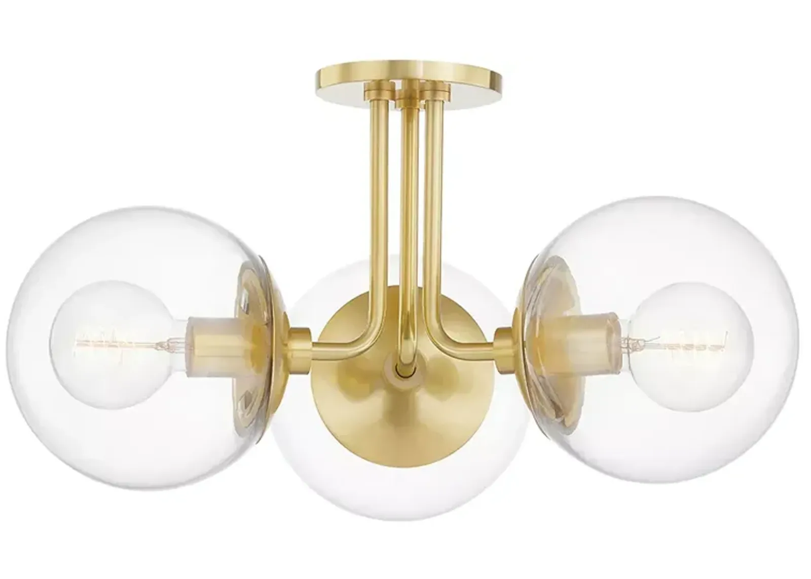 Mitzi Meadow 3 Light Semi Flush 