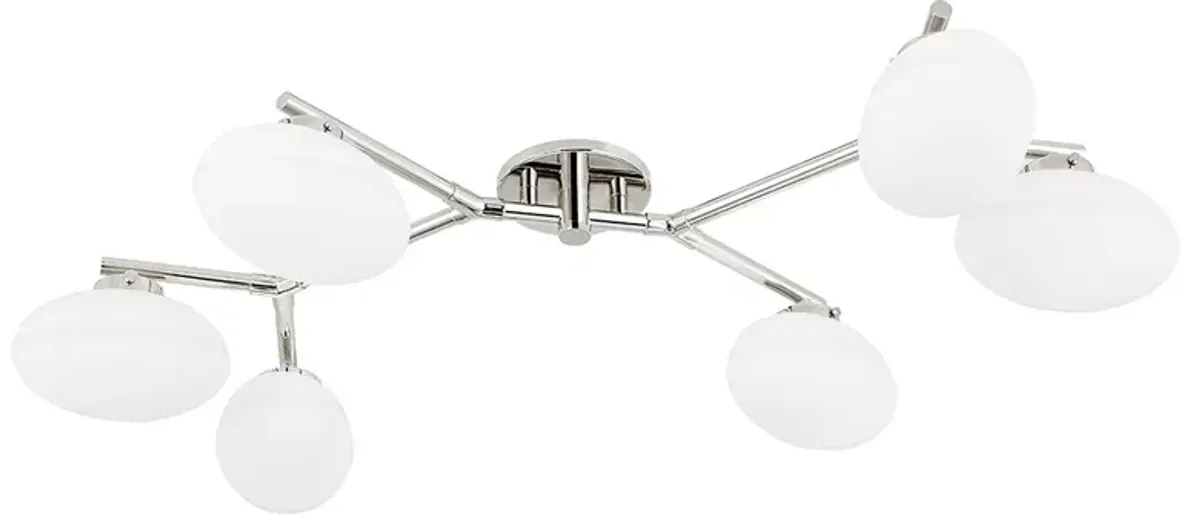 Hudson Valley Wagner Six Light Semi Flush