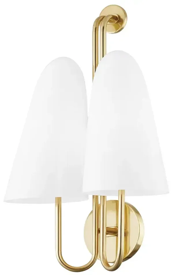 Hudson Valley Slate Hill 2 Light Wall Sconce 