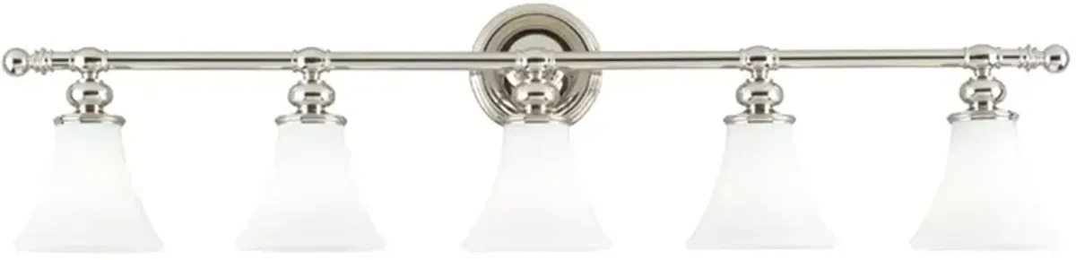 Hudson Valley Weston Five Light Bath Vanity Fixture