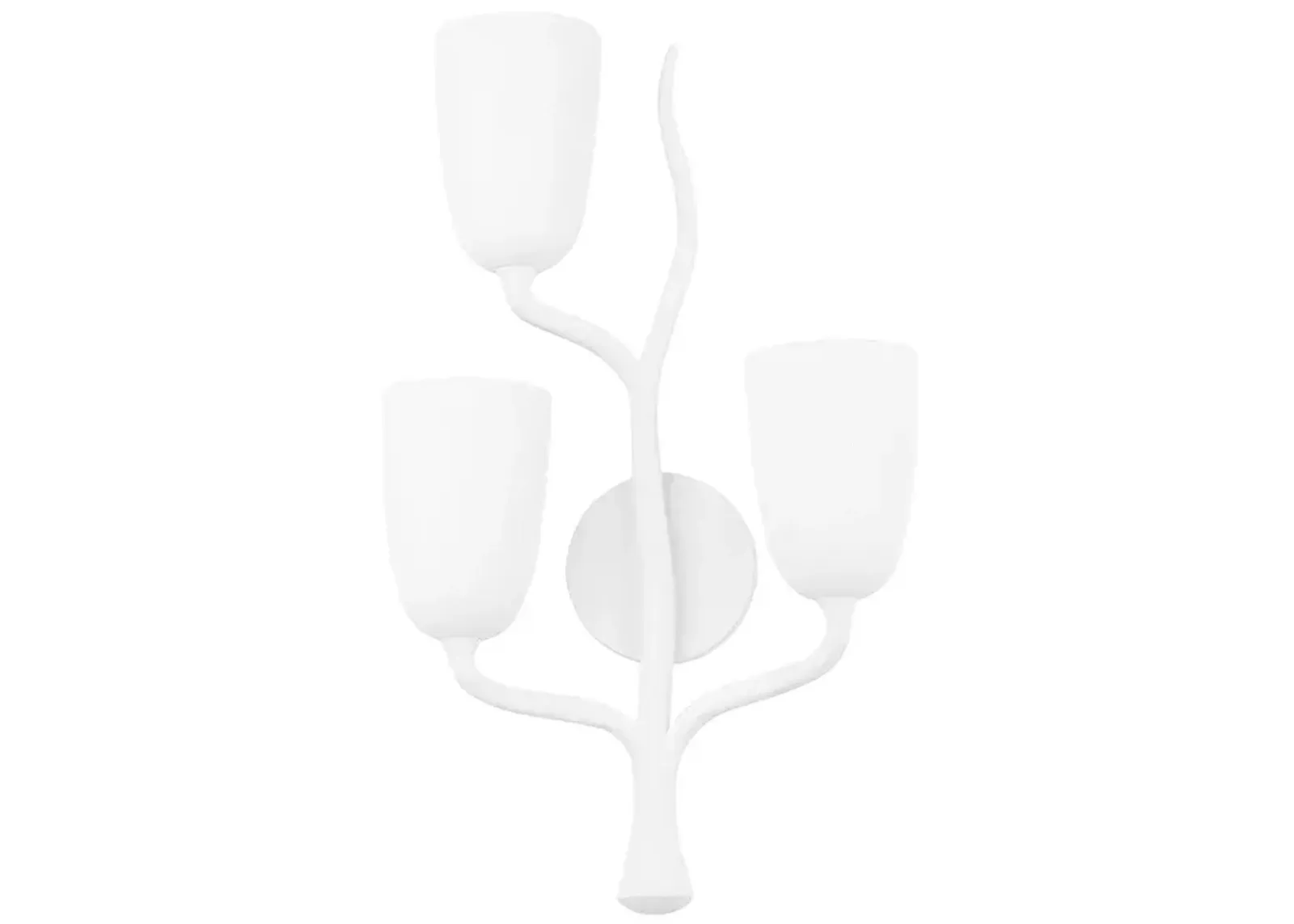 Hudson Valley Vine 3 Light Sconce, Left Side