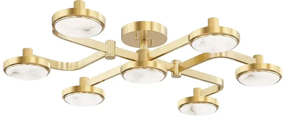 Hudson Valley Meander 6 Light LED Chandelier 