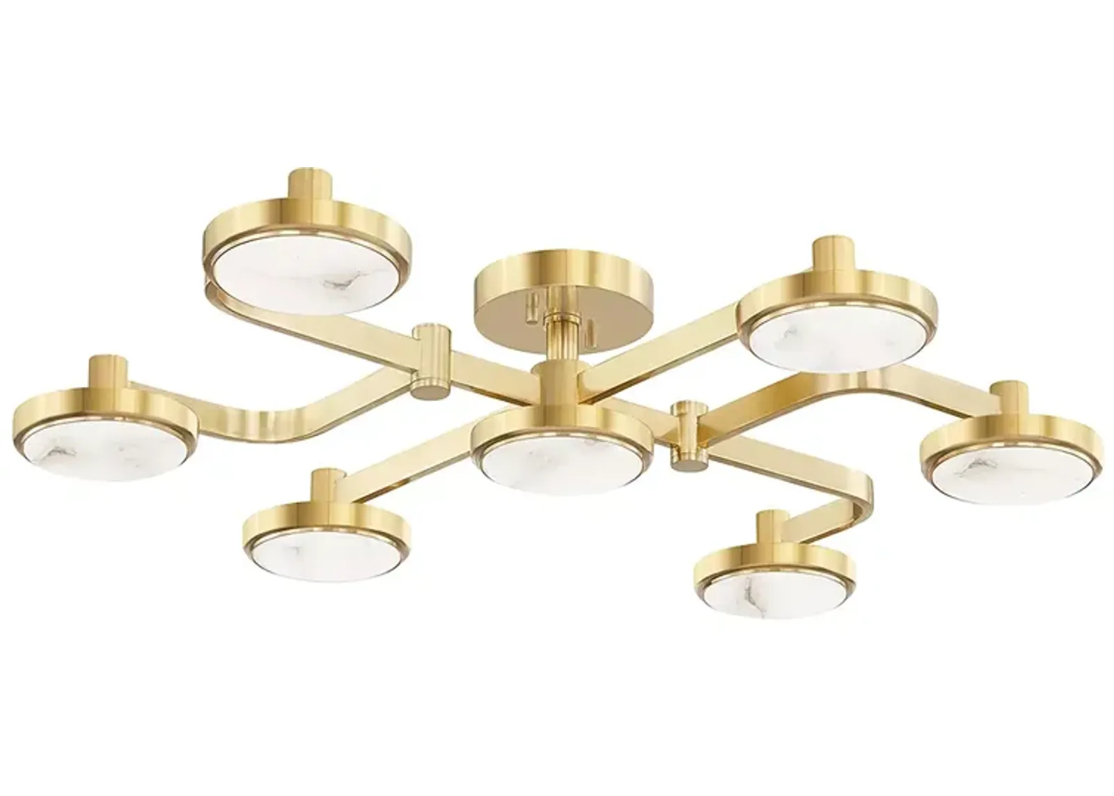 Hudson Valley Meander 6 Light LED Chandelier 