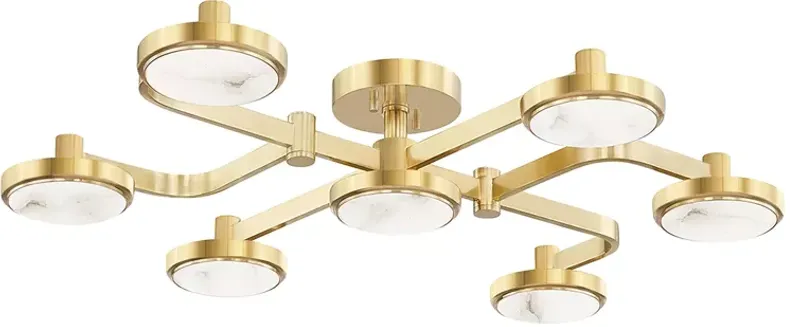 Hudson Valley Meander 6 Light LED Chandelier 